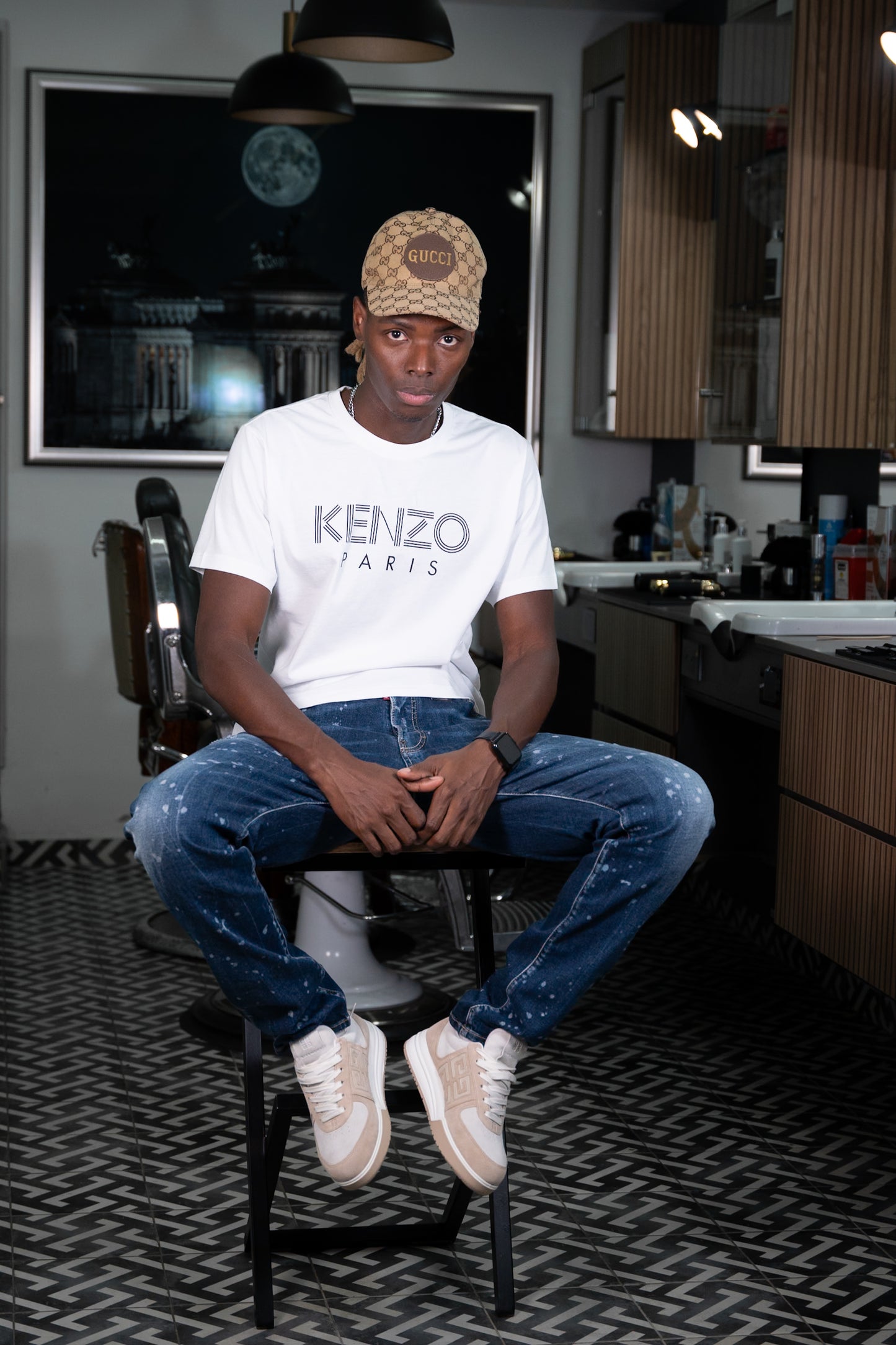 CAMISETA KENZO SENCILLA BLANCA