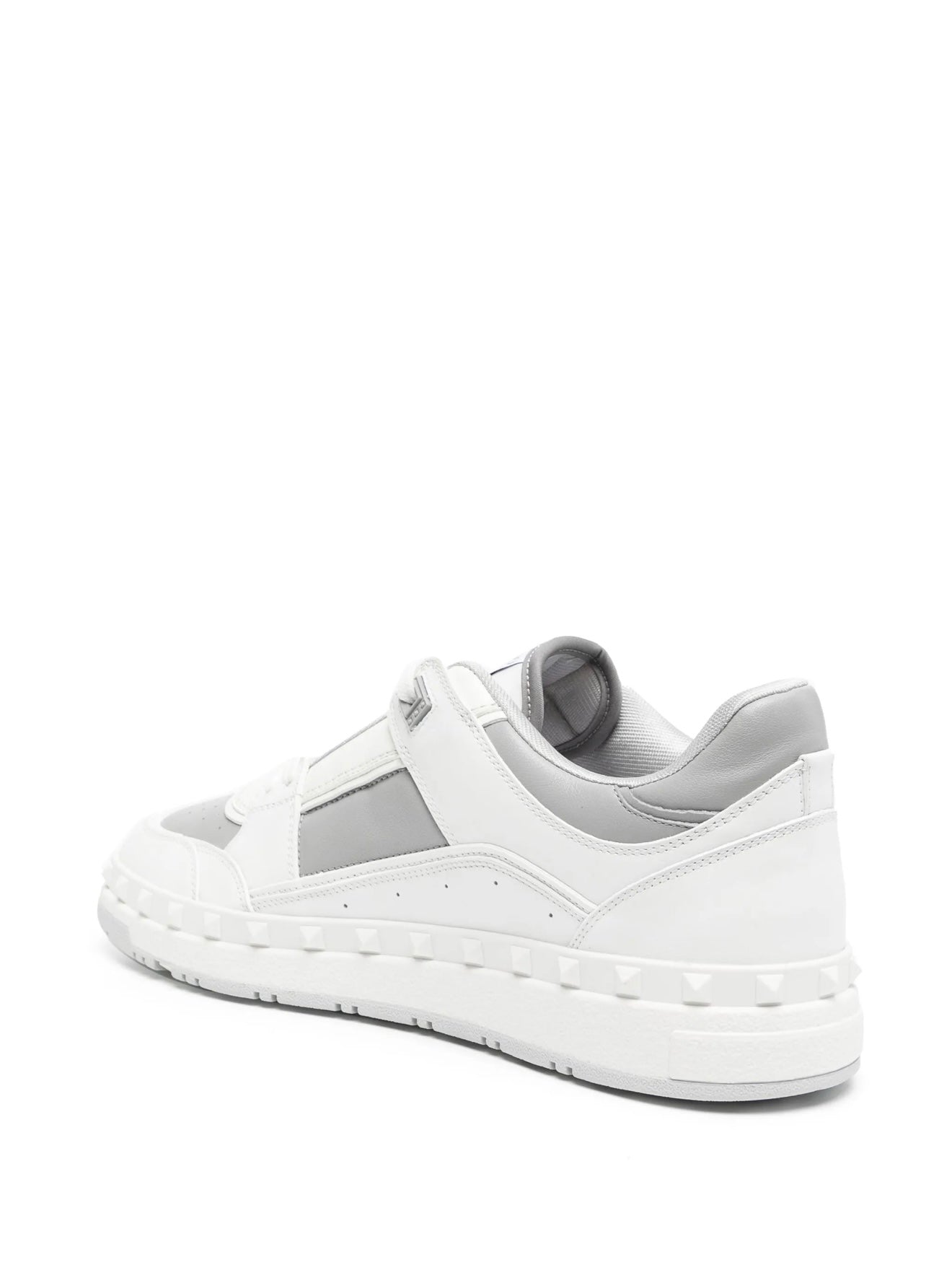 TENIS VALENTINO BLANCO GRIS BAJITOS