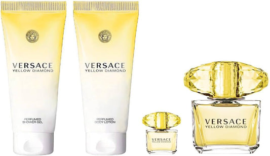 ESTUCHE VERSACE YELLOW DIAMONDS 4 PIEZAS