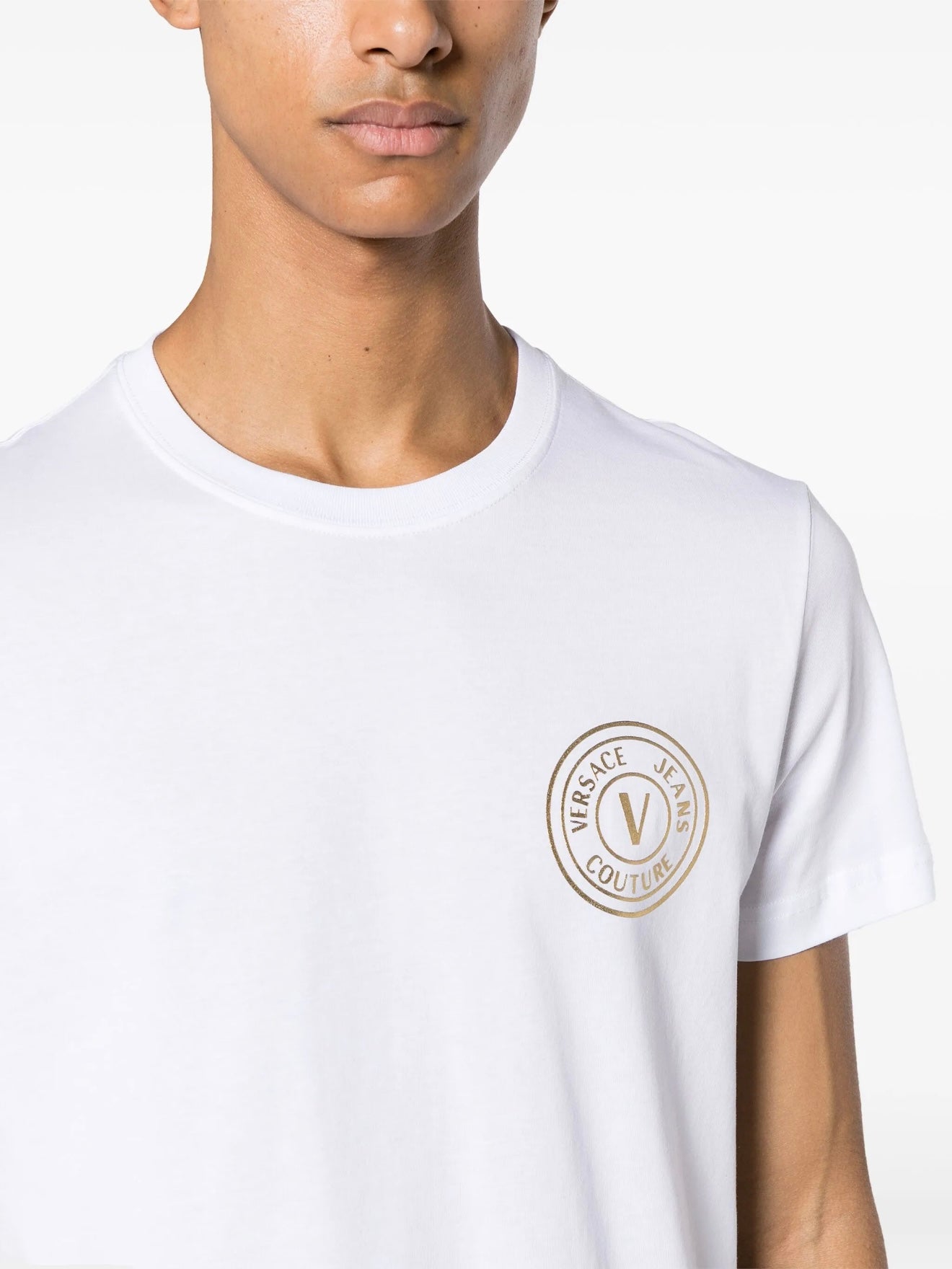 VERSACE JEANS BLANCA SENCILLA CIRCULO P CORAZON SLIM