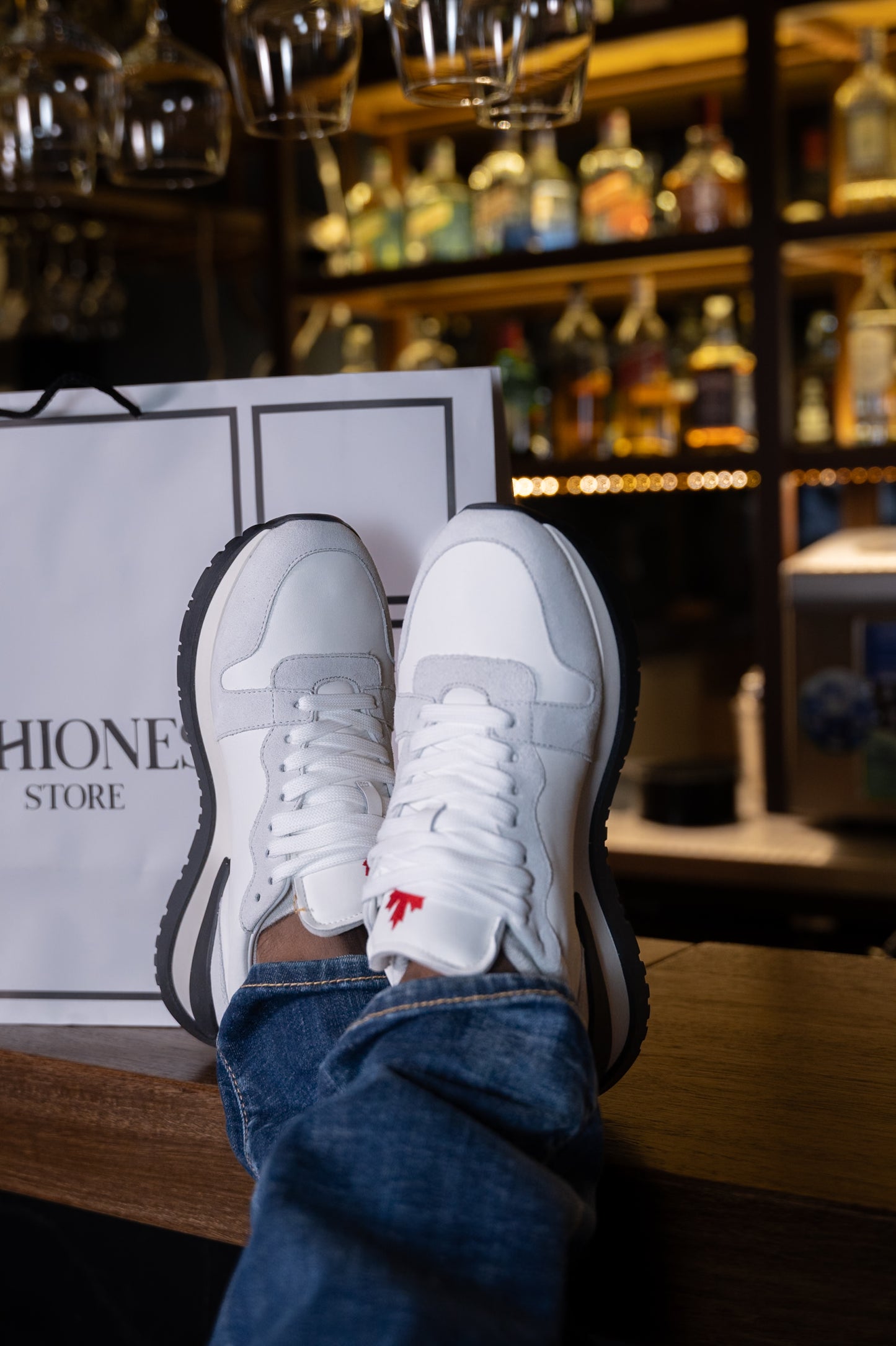 TENIS DSQ BLANCOS ICON