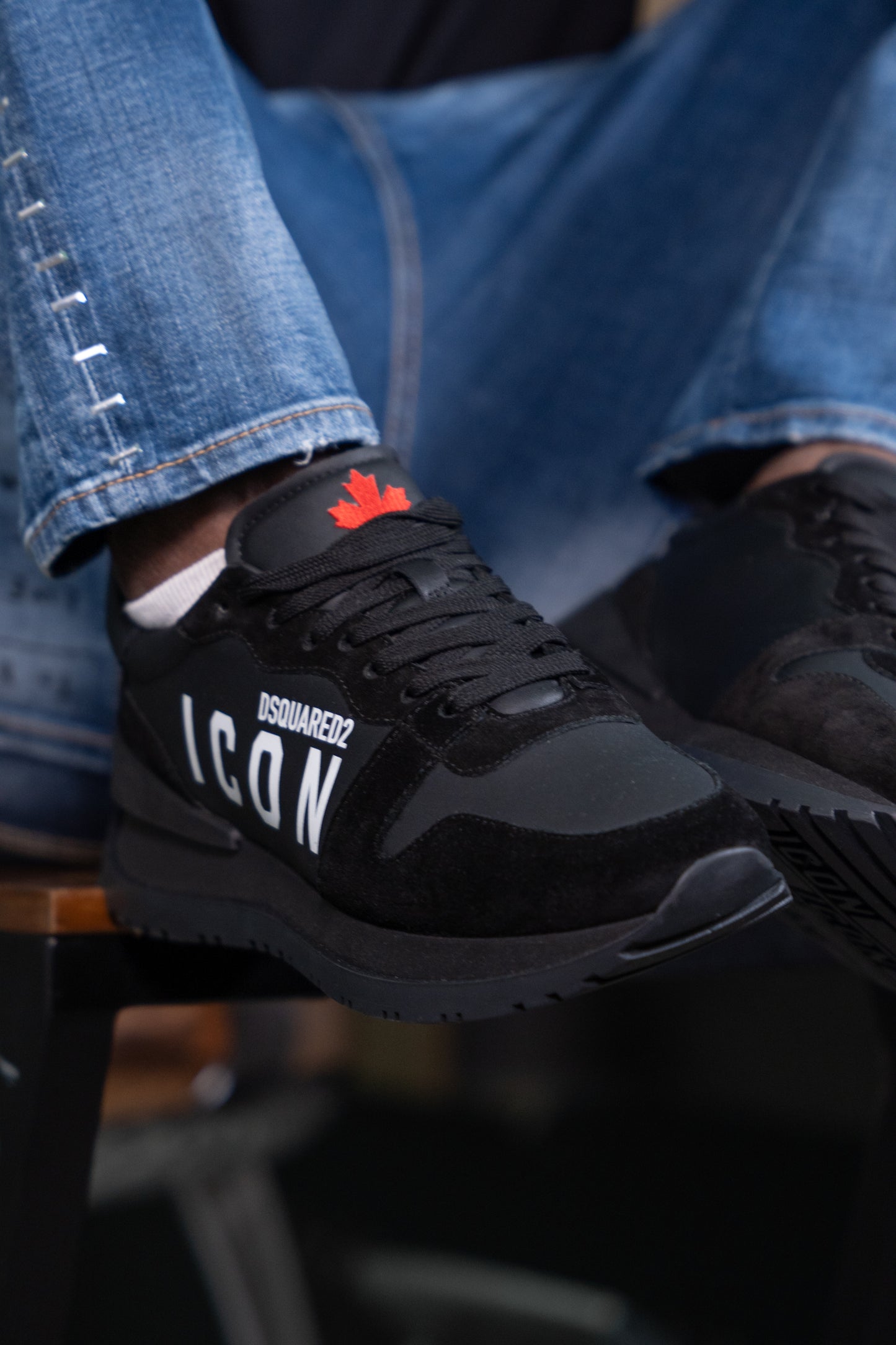 TENIS DSQUARED2 NEGROS ICON