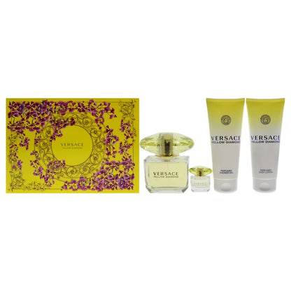 ESTUCHE VERSACE YELLOW DIAMONDS 4 PIEZAS