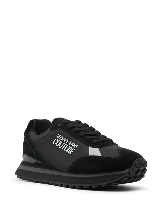 TENIS VERSACE JEANS ALTOS NEGROS