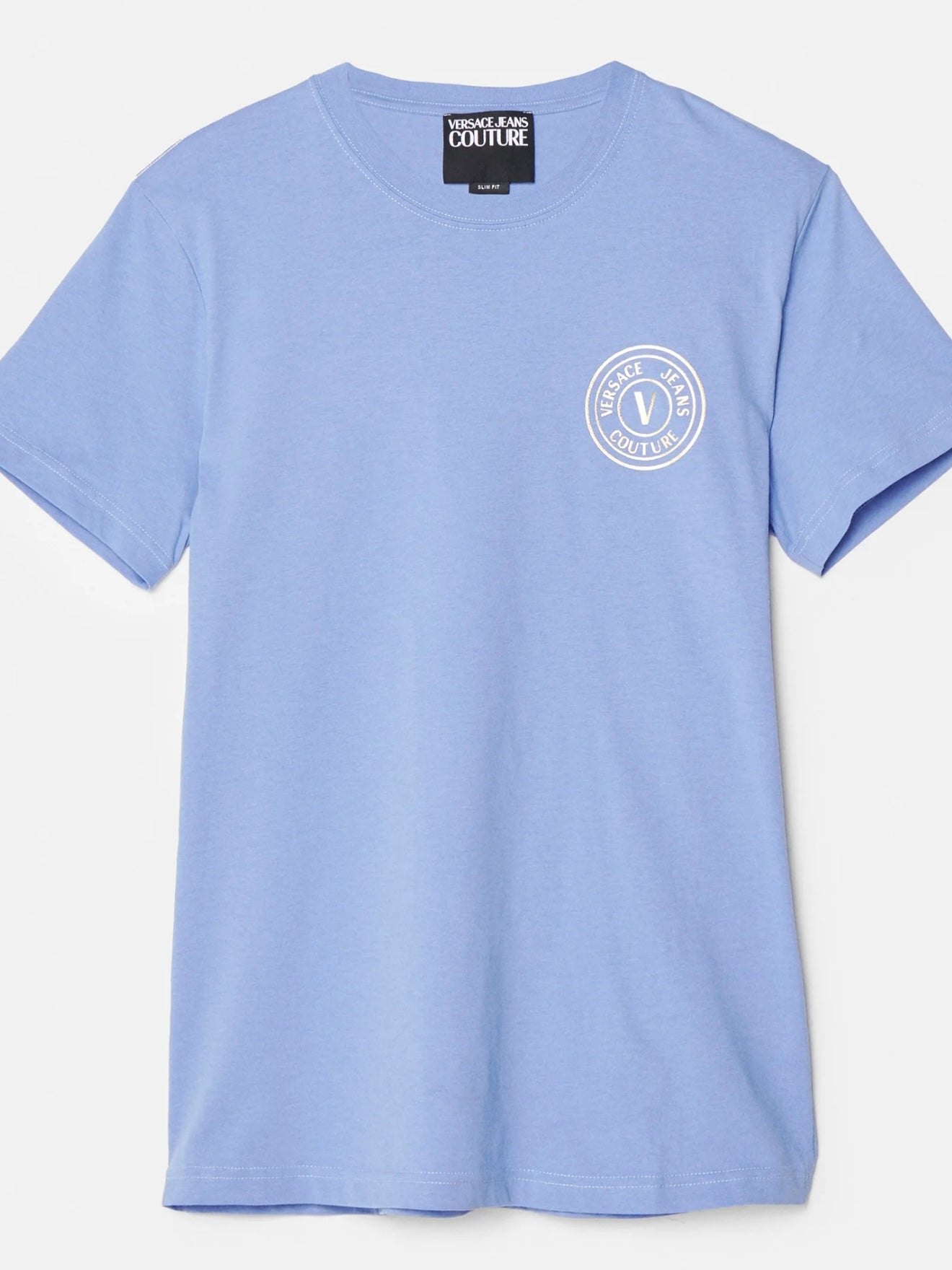 VERSACE JEANS AZUL LOGO REDONDO PECHO