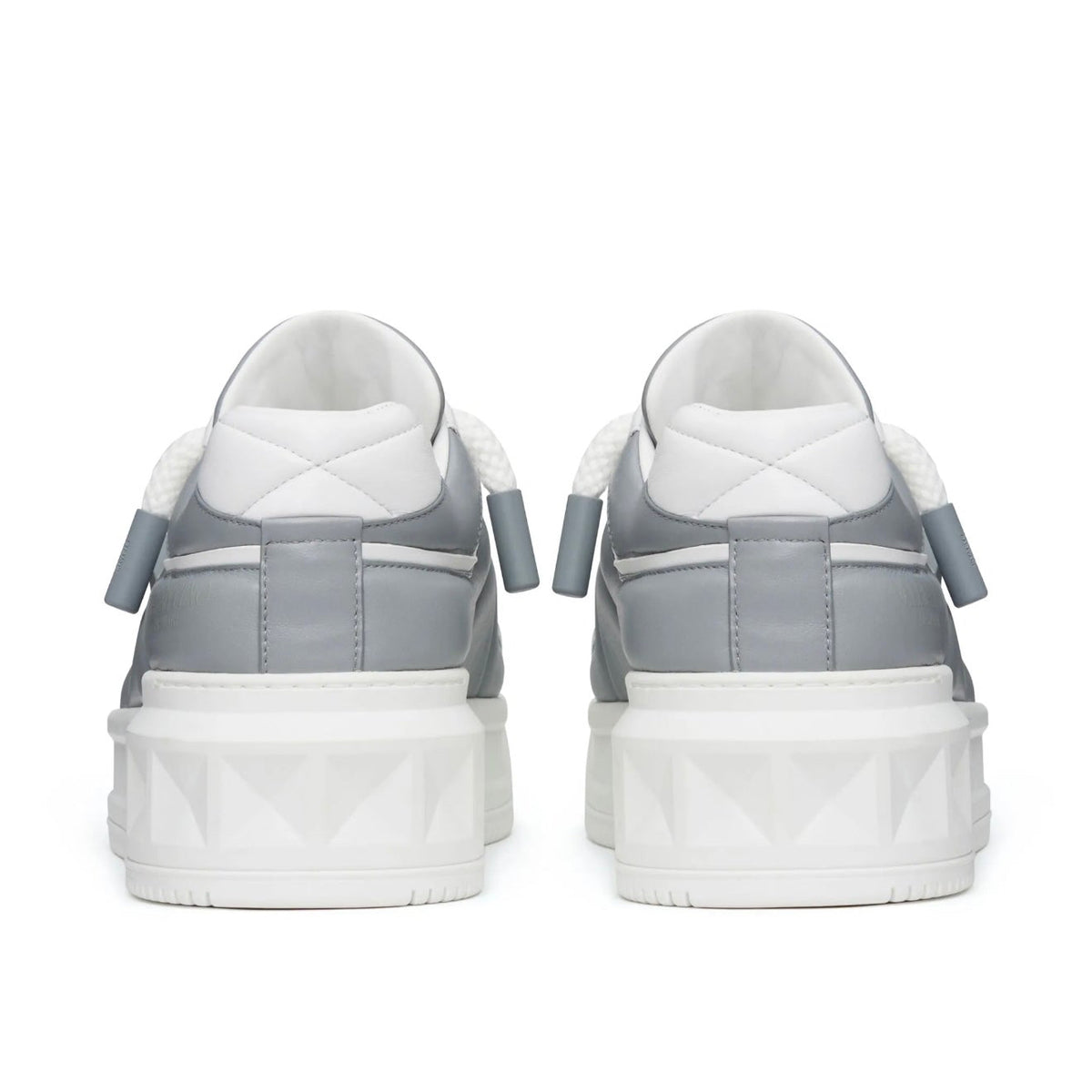 TENIS VALENTINO GRUESOS GRIS BLANCO