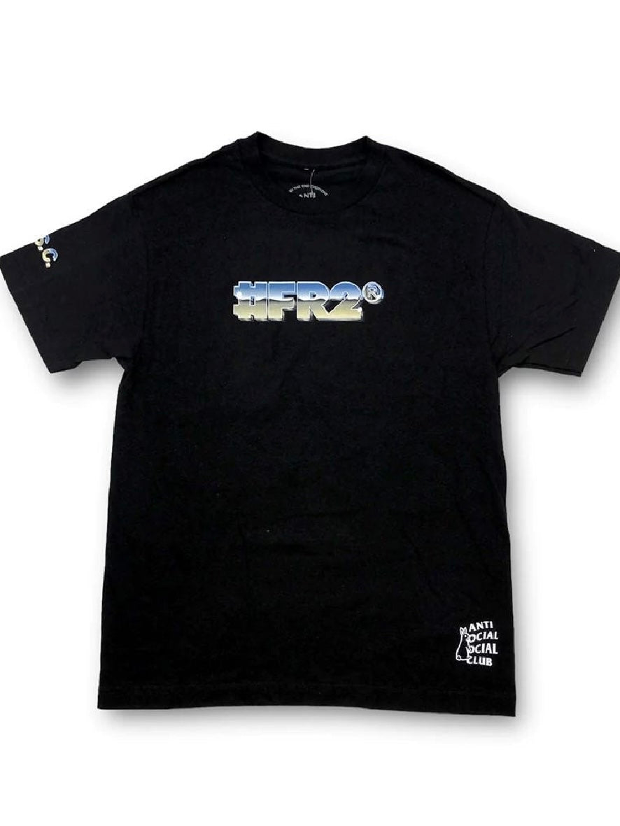 CAMISETA ANTISOCIAL NEGRA AZUL