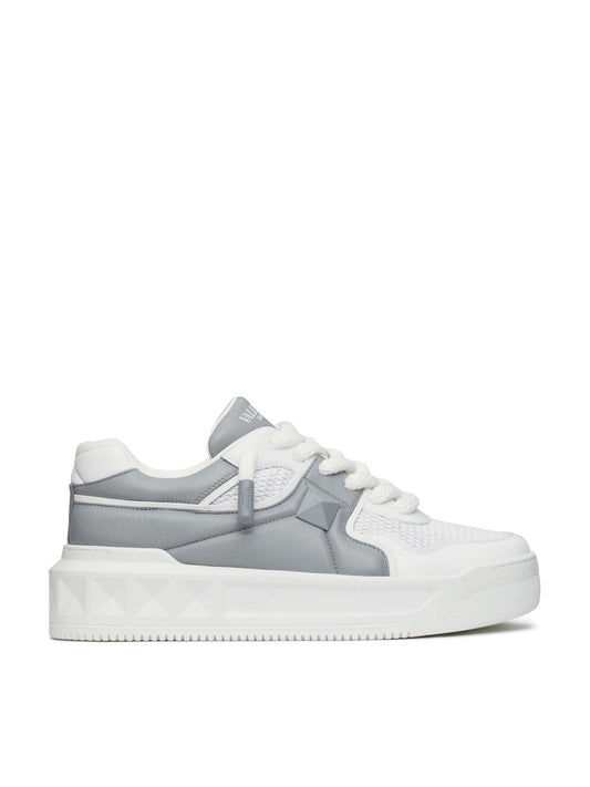 TENIS VALENTINO GRUESOS GRIS BLANCO