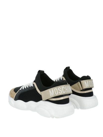 TENIS MOSCHINO NEGROS BEIGE