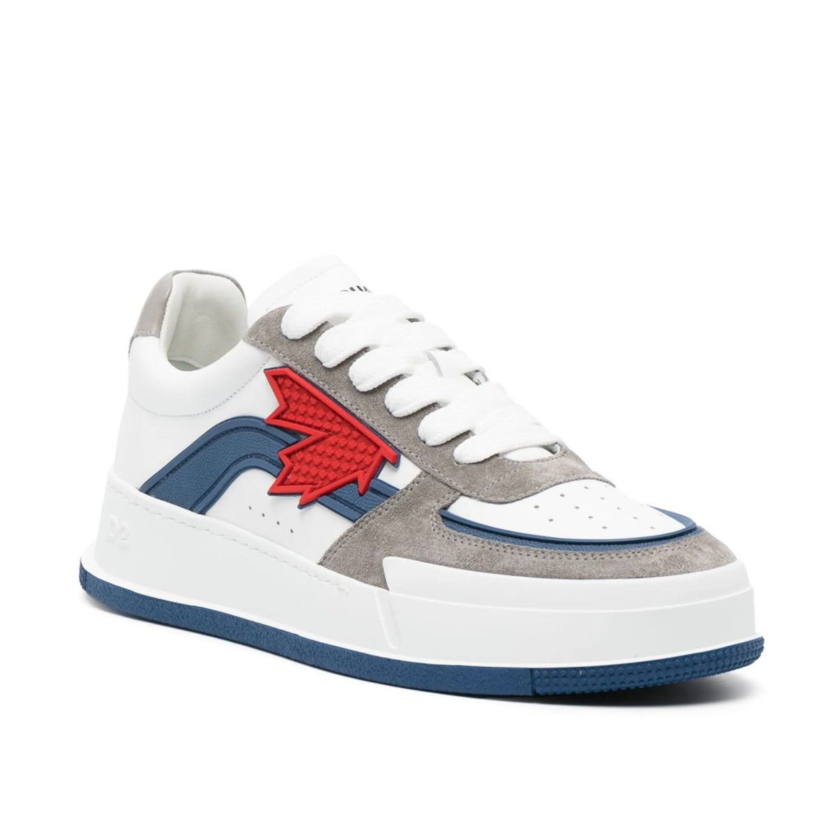 TENIS DSQUARED2 BLANCOS HOJA