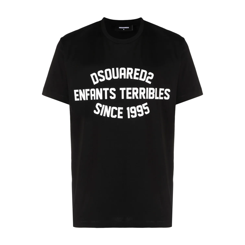 CAMISETA DSQUARED NEGRA ENFANTS TERRIBLE