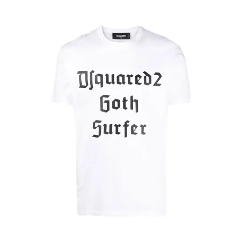 CAMISETA DSQUARED BLANCA GOTH SURFER