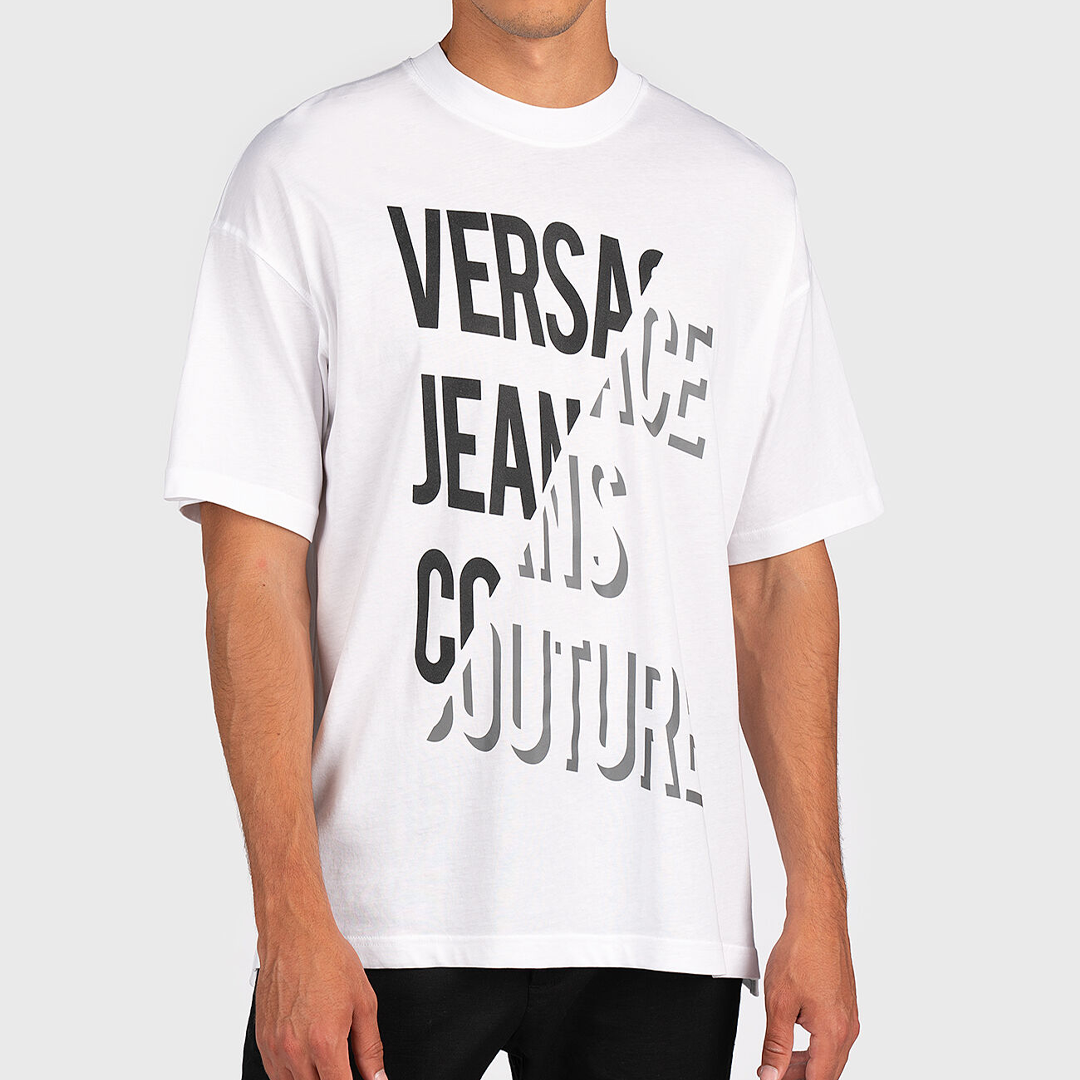 VERSACE JEANS BLANCA LETRAS PARTIDAS
