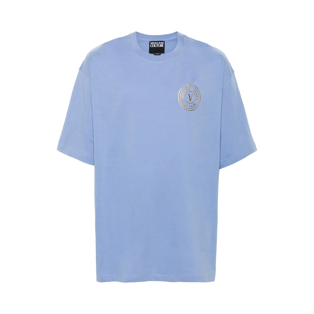 VERSACE JEANS AZUL LOGO REDONDO PECHO