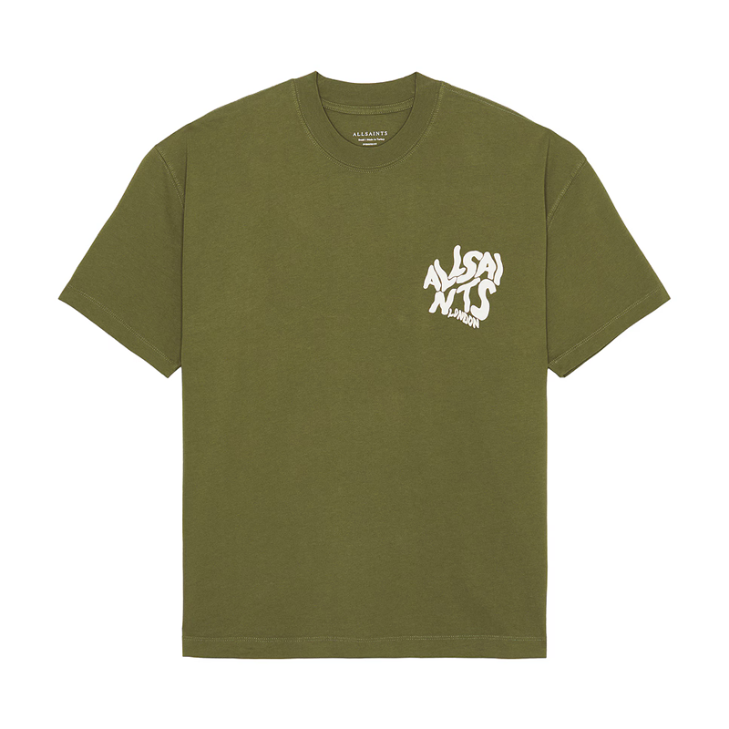 CAMISETA ALL SAINTS VERDE MILITAR