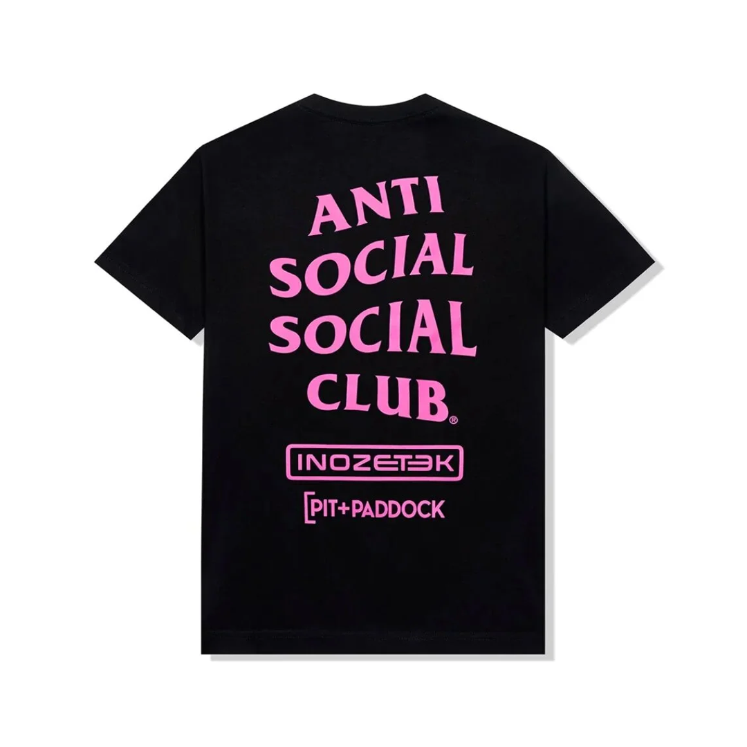 CAMISETA ANTISOCIAL NEGRA ROSADA