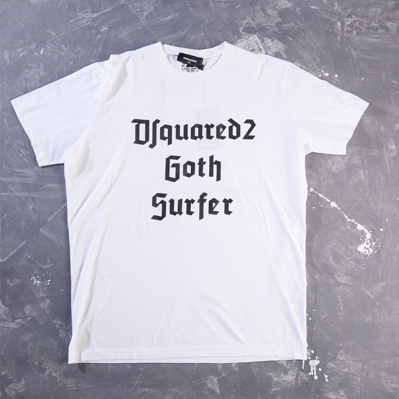 CAMISETA DSQUARED BLANCA GOTH SURFER