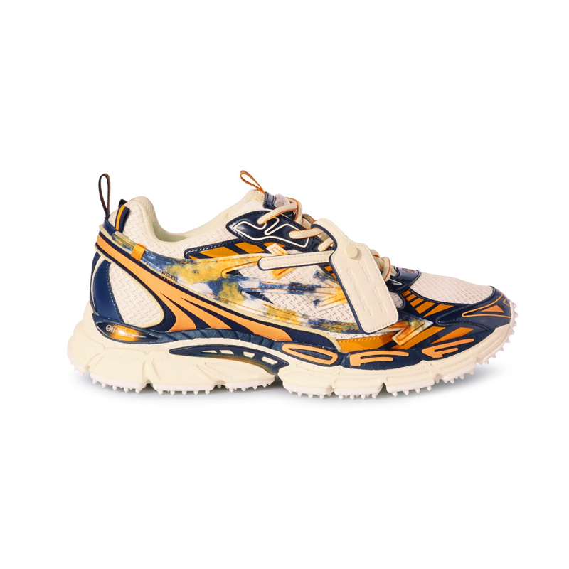 ZAPATOS OFF WHITE BE RIGHT BACK NARANJA AZUL