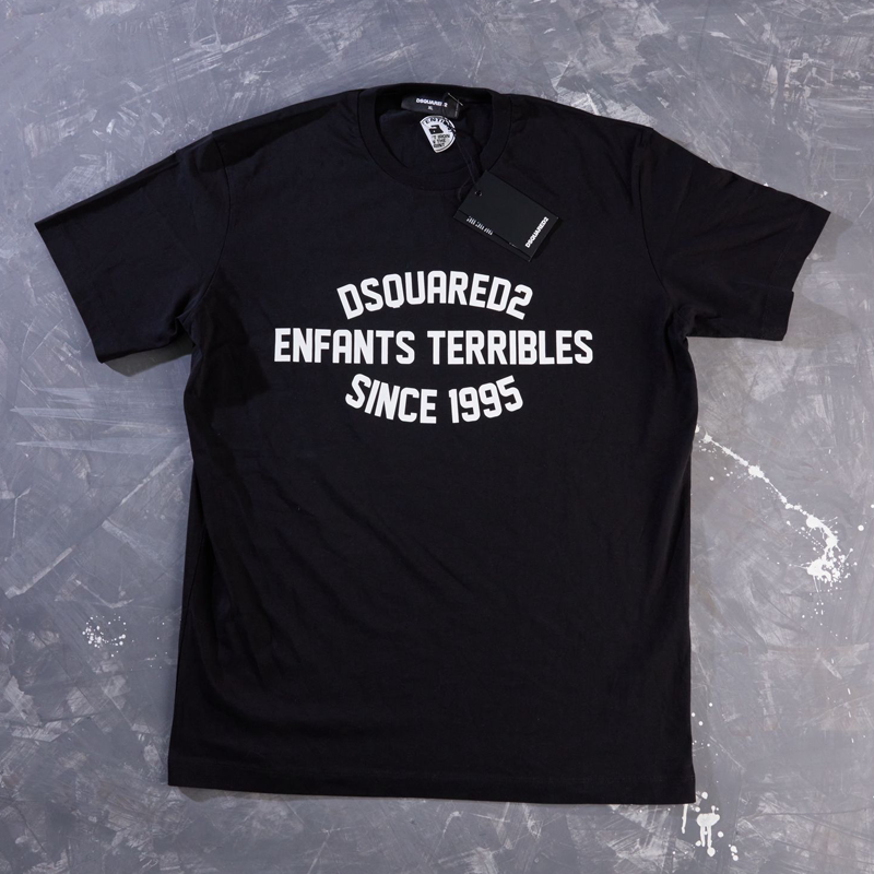 CAMISETA DSQUARED NEGRA ENFANTS TERRIBLE