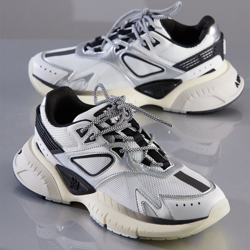 ZAPATOS AMIRI BEIGE PLATEADO