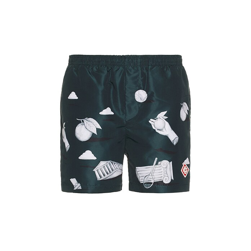 SHORT PLAYA CASABLANCA VERDE OSCURO