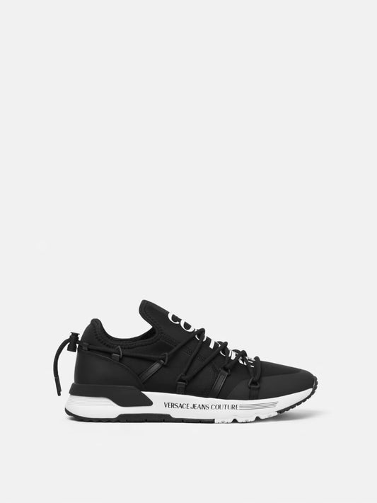 TENIS VERSACE JEANS NEGROS BLANCO EMPEINE
