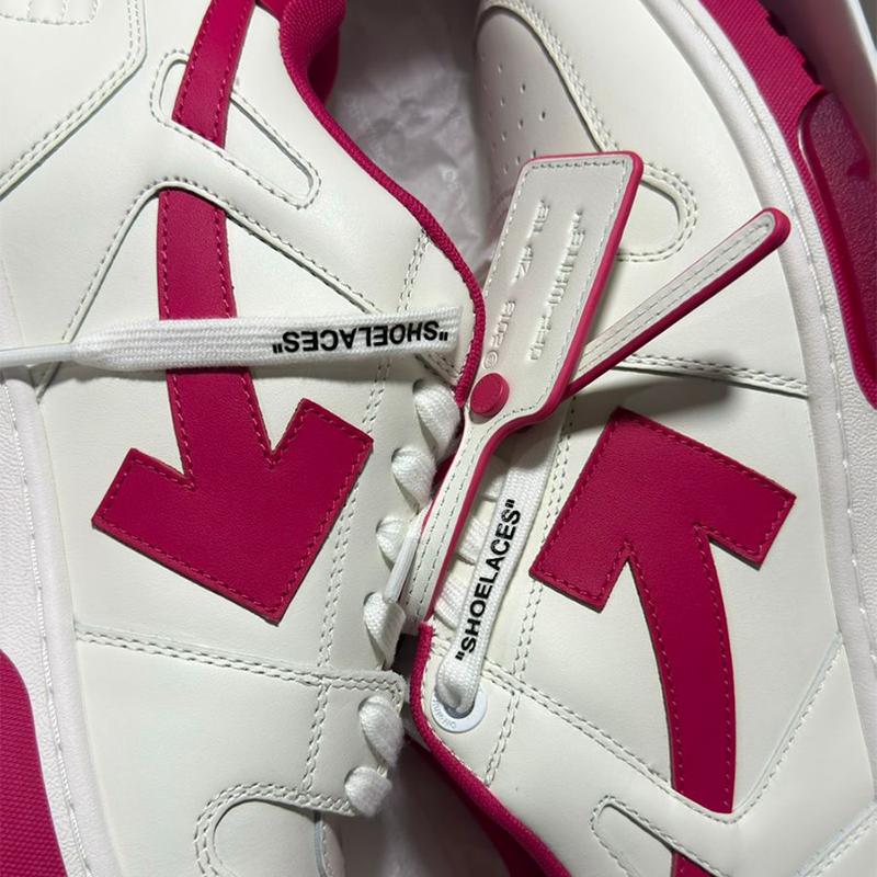 ZAPATOS OFF WHITE OUT OFF OFFICE BLANCO Y FUCSIA