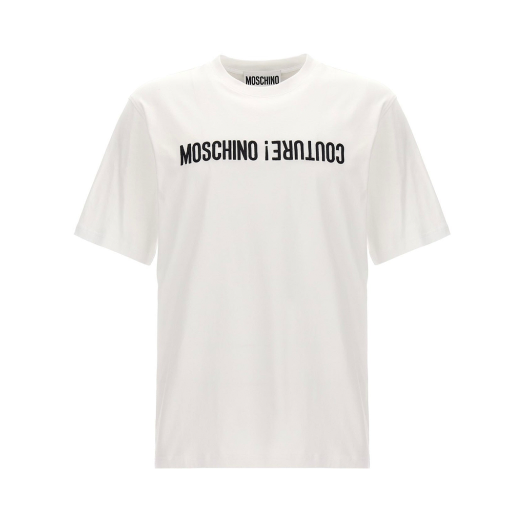 CAMISETA MOSCHINO BLANCA BORDADO