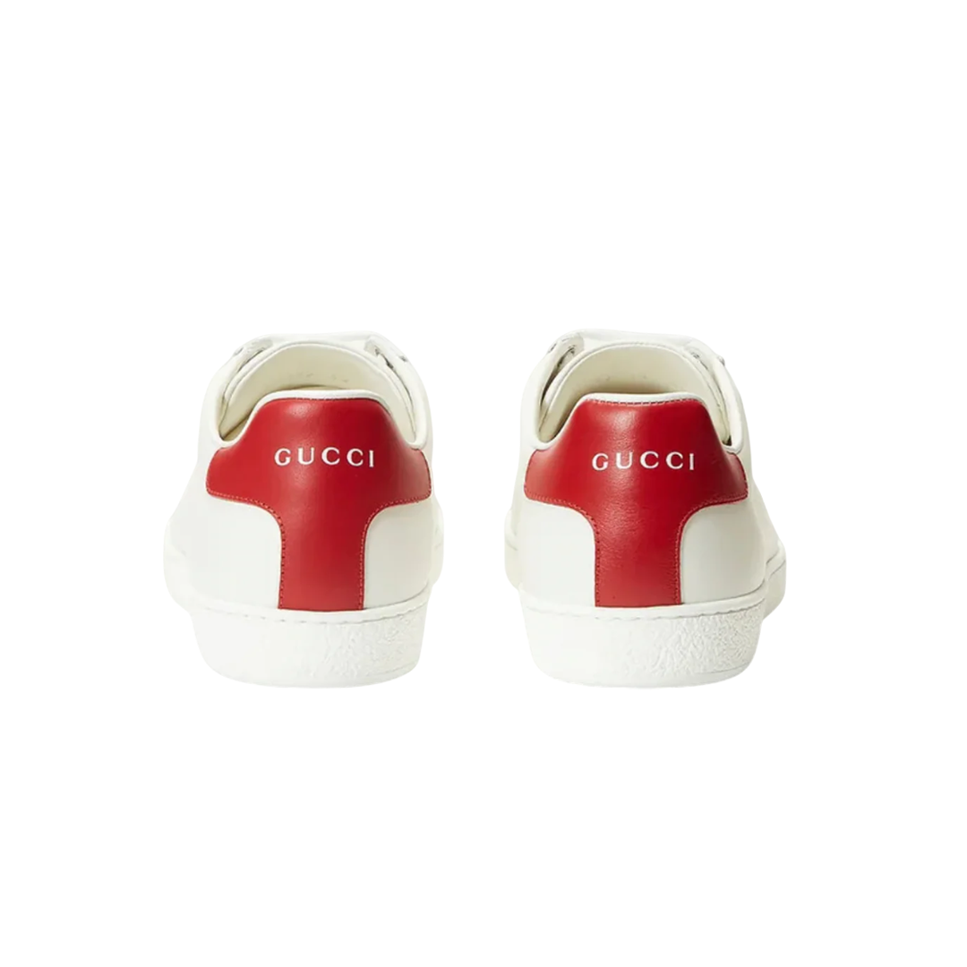 TENIS GUCCI BLANCOS LOGO