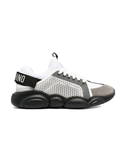 TENIS MOSCHINO BLANCOS SUELA NEGRA