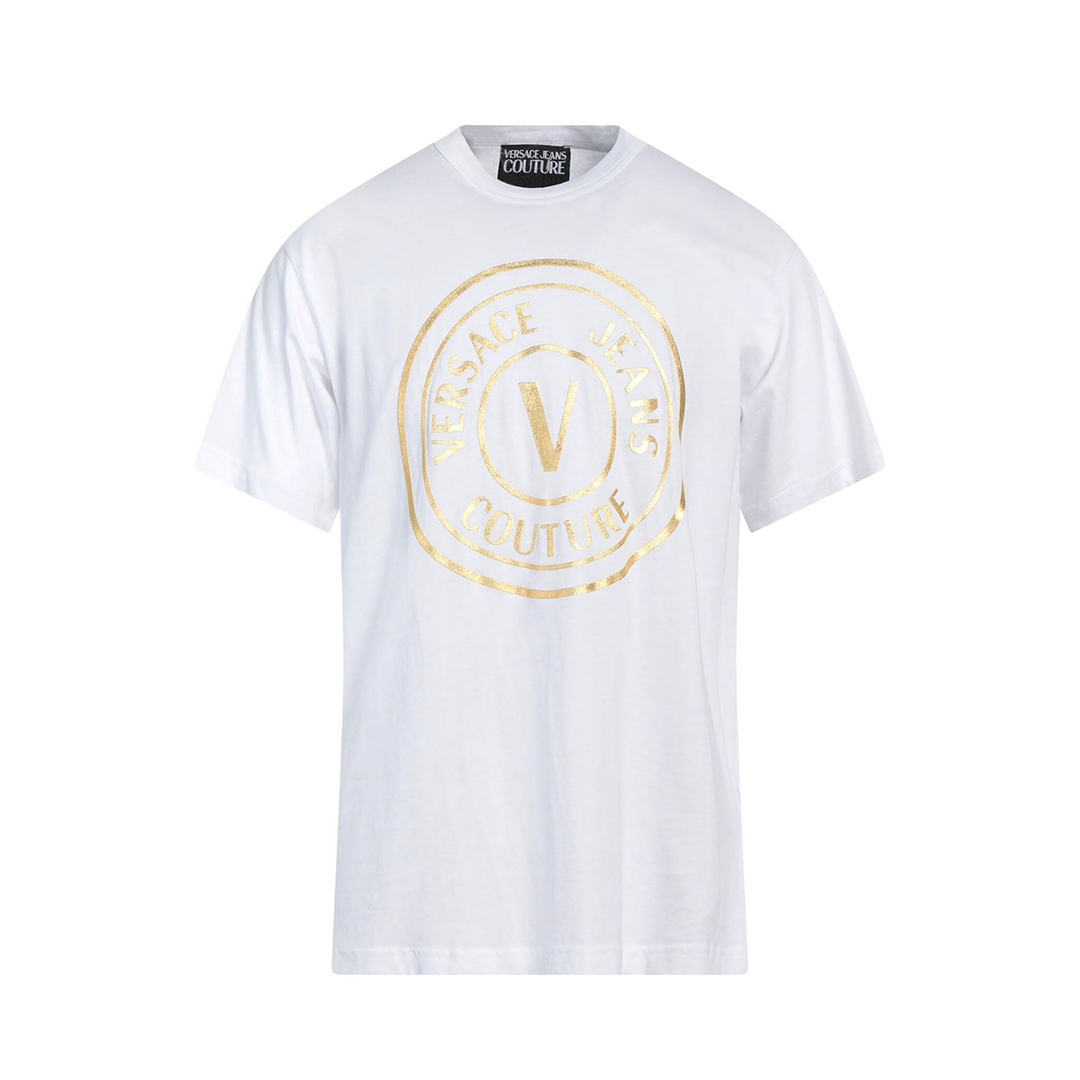 VERSACE JEANS BLANCA CIRCULO DORADO