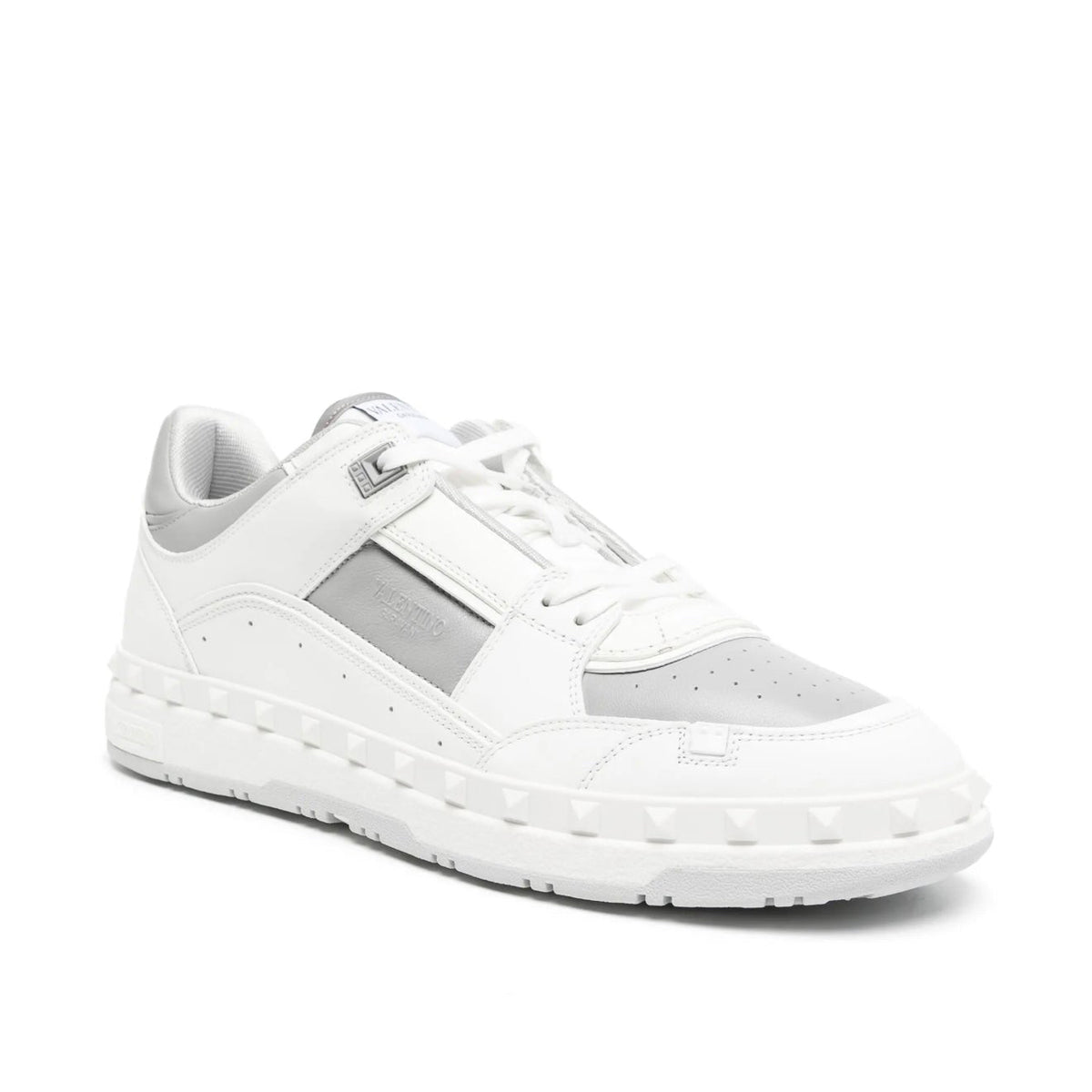 TENIS VALENTINO BLANCO GRIS BAJITOS
