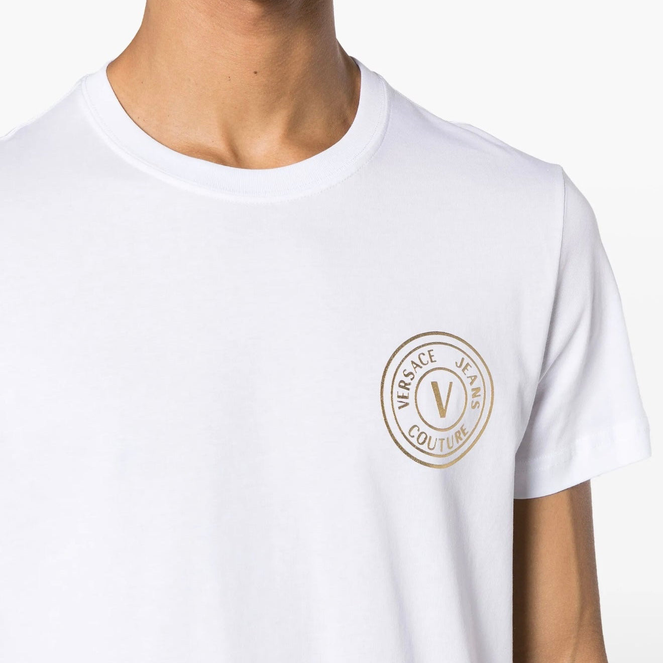 VERSACE JEANS BLANCA SENCILLA CIRCULO P CORAZON SLIM