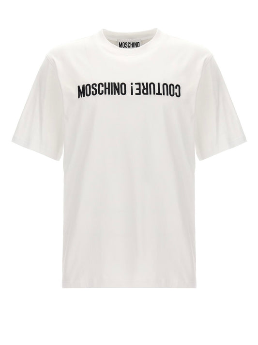 CAMISETA MOSCHINO BLANCA BORDADO