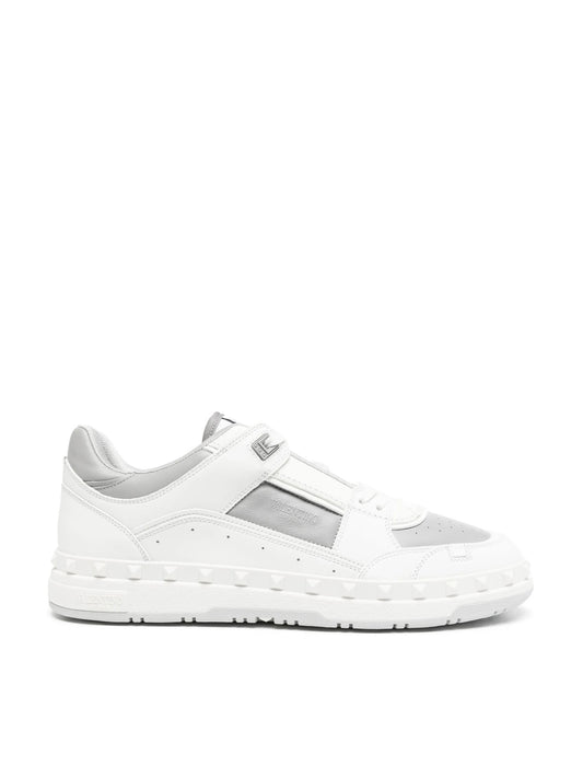 TENIS VALENTINO BLANCO GRIS BAJITOS
