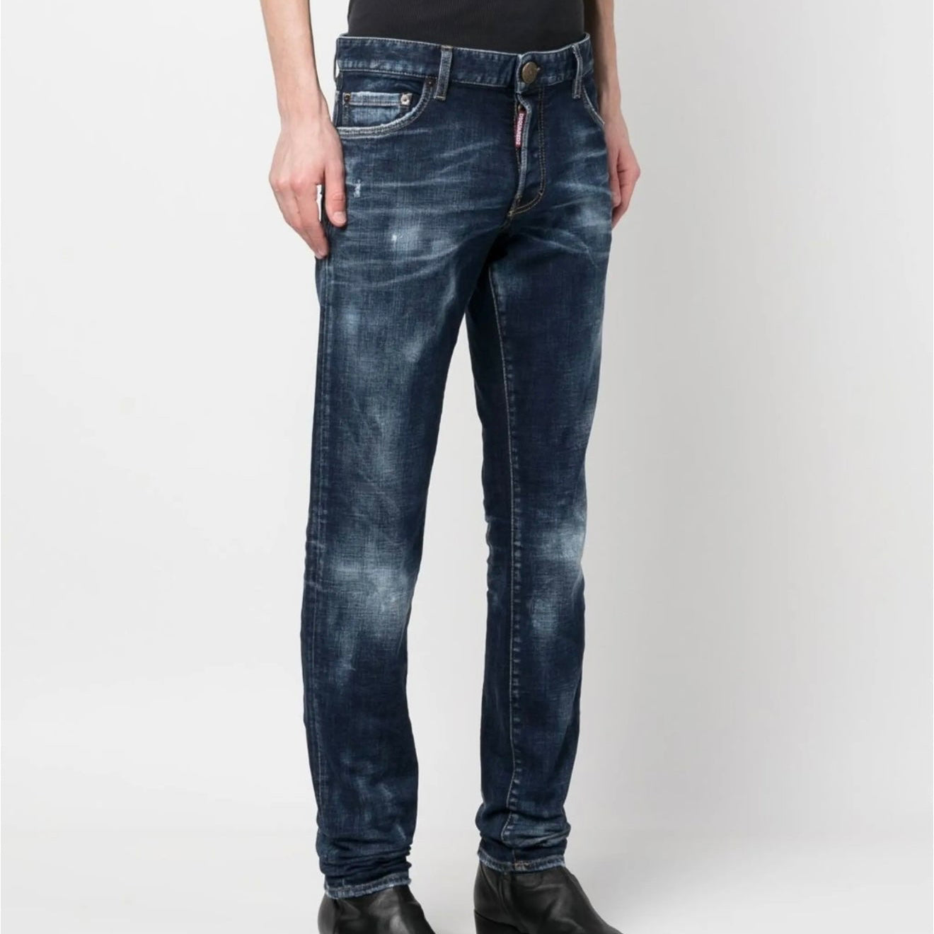 JEAN DSQ AZUL BANDERA BOLSILLO