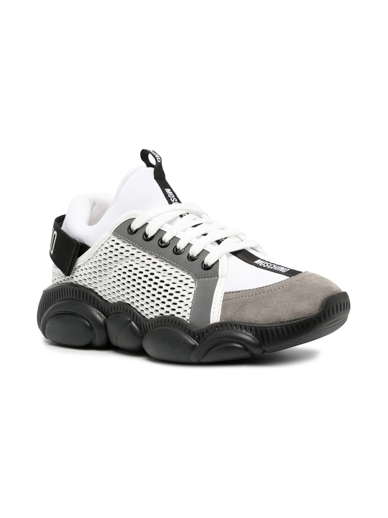 TENIS MOSCHINO BLANCOS SUELA NEGRA