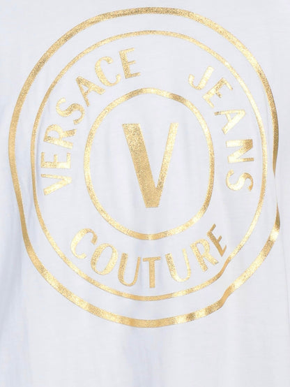 VERSACE JEANS BLANCA CIRCULO DORADO
