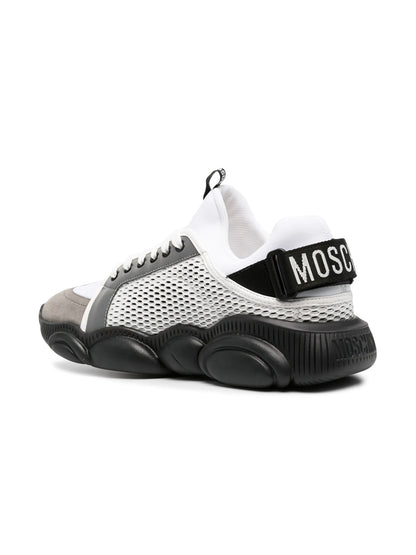 TENIS MOSCHINO BLANCOS SUELA NEGRA