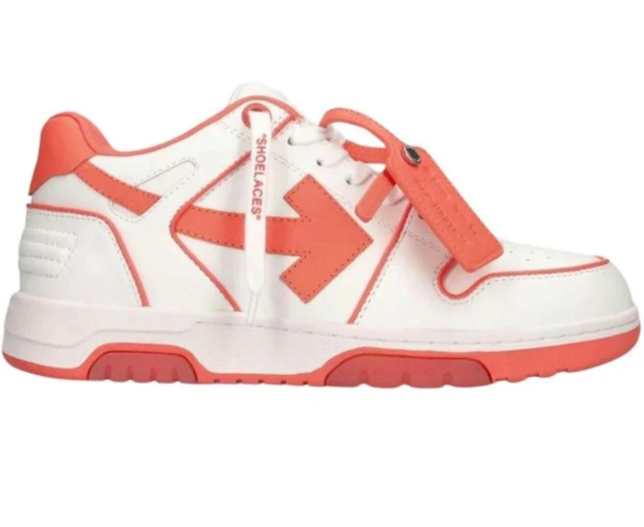 Off white blanco y naranja