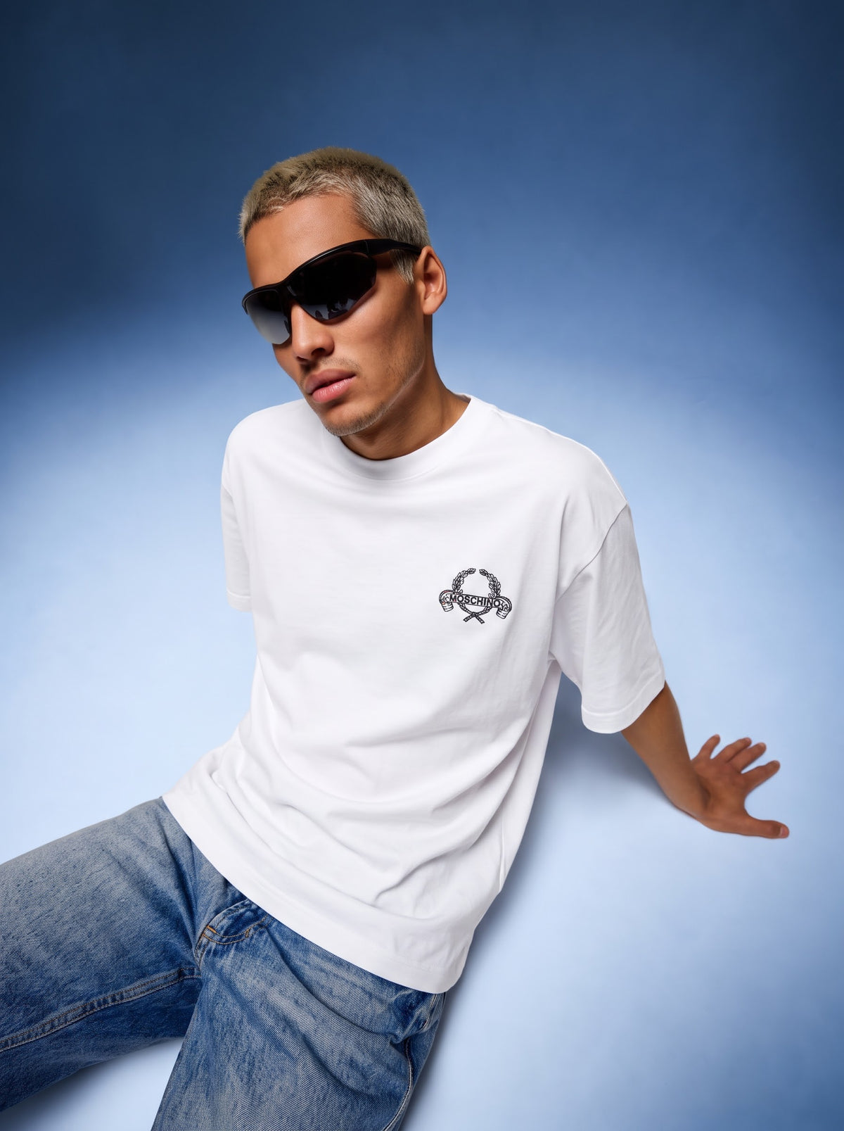 CAMISETA MSCHNO BLANCA