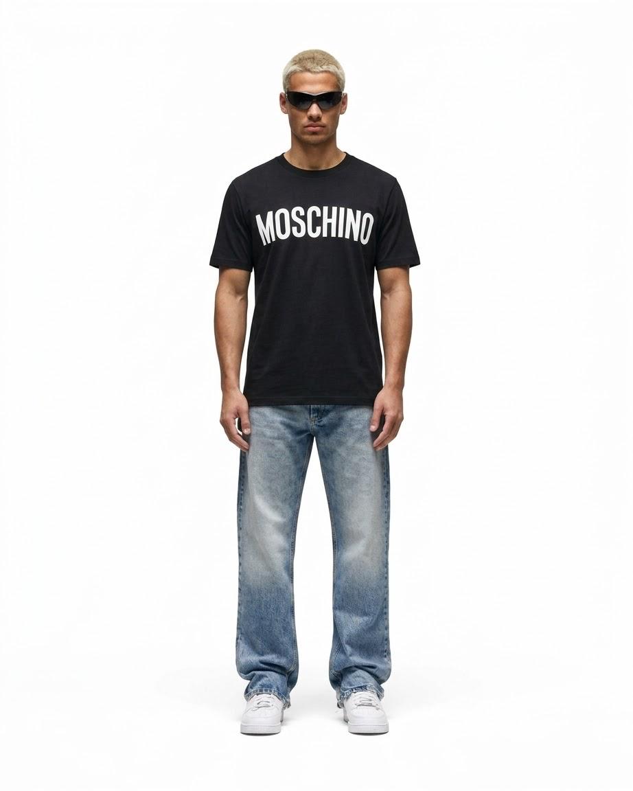 CAMISETA MSCHNO AZUL OSCURO