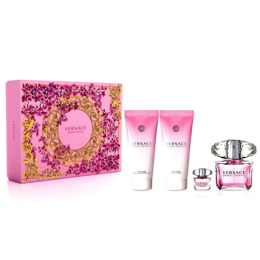 ESTUCHE VERSACE BRIGHT CRYSTAL 90ML DM X 4 PZ (MINIATURA)